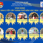 ĐOÀN TRƯỜNG THPT NHÂN CHÍNH VINH DANH HỌC SINH ĐẠT DANH HIỆU “HỌC SINH BA TỐT CẤP THÀNH PHỐ NĂM HỌC 2024-2025”