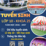 Kế hoạch tuyển sinh vào lớp 10 trung học phổ thông năm học 2026 – 2027